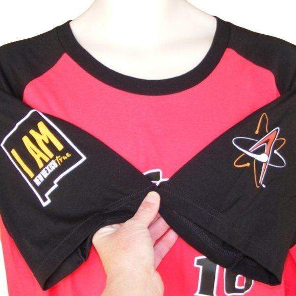 ABQ ISOTOPES Tshirt, XL, #16, 2016 SGA, Red/Black Short Sleeves, Baseball jersey - Picture 2 of 6